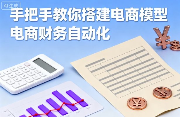 手把手教你搭建电商模型-电商财务自动化-破局灯塔