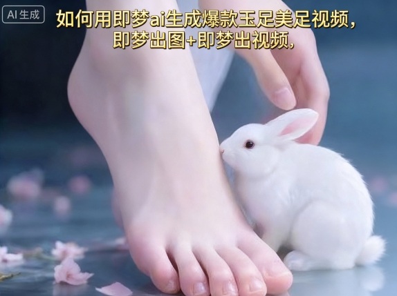 如何用即梦ai生成爆款玉足美足视频，即梦出图+即梦出视频，快速涨粉-破局灯塔