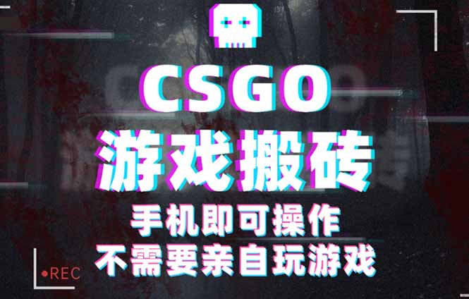 CSGO游戏挂机捡漏，单日扫货500+，年底小高峰上车可吃肉，手机即可操作…-破局灯塔