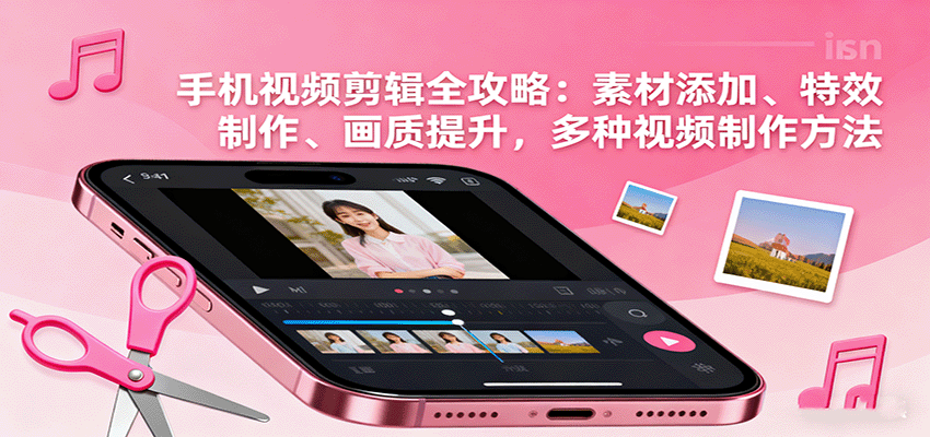 手机视频剪辑全攻略：素材添加、特效制作、画质提升，多种视频制作方法-破局灯塔