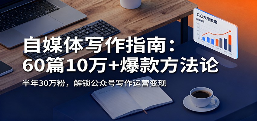 自媒体写作指南：60篇10万+爆款方法论，半年30万粉，解锁公众号写作运营变现-破局灯塔