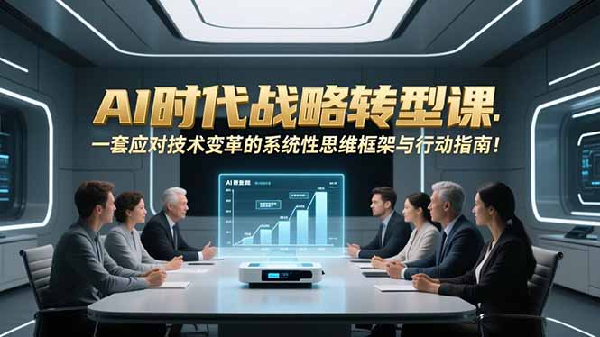 AI时代战略转型课：一套应对技术变革的系统性思维框架与行动指南！-破局灯塔