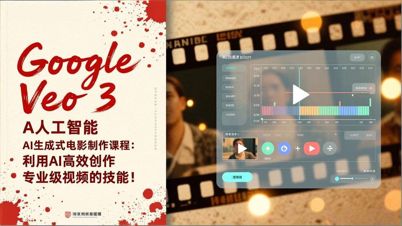 Google Veo 3人工智能AI生成式电影制作课程：利用AI高效创作专业级视频的技能！-破局灯塔