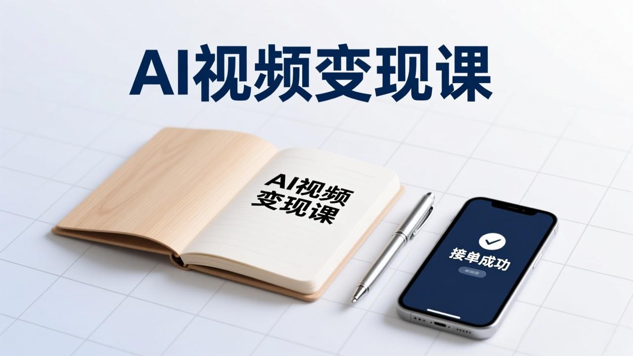 AI视频变现课，学完即可创作短片、接商单，实现副业增收，单项目报价可达千元-破局灯塔
