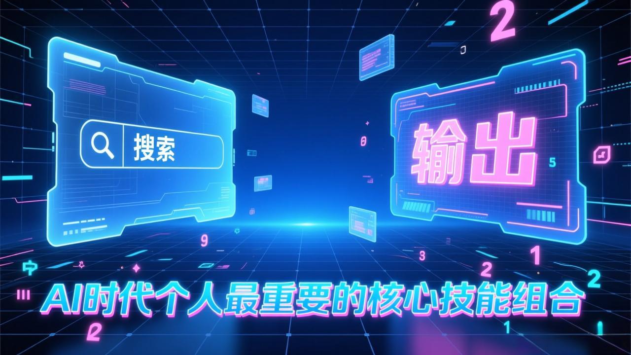 付费文章：AI时代个人最重要的核心技能组合：“输出能力”和“搜索能力”-破局灯塔