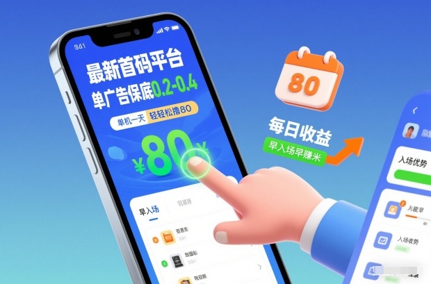最新首码平台，单广告保底0.2-0.4，单机一天轻松撸80，早入场早賺米【揭秘】-破局灯塔