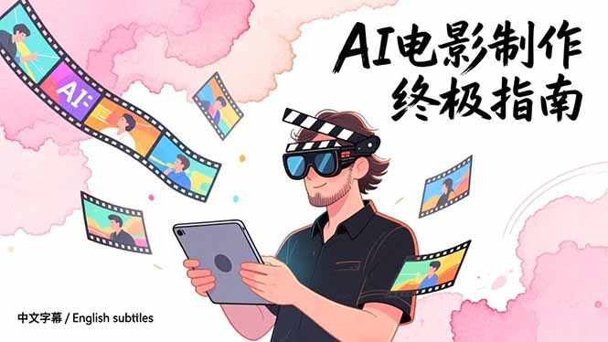 AI电影制作终极指南：从创意到成片，系统掌握智能影视全流程实战课(中英字幕-破局灯塔