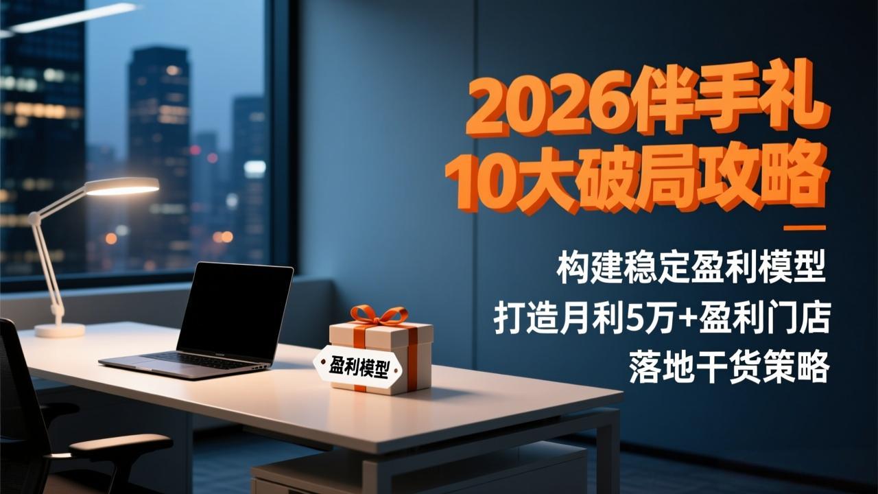 2026伴手礼10大破局攻略：构建稳定盈利模型，打造月利5万+盈利门店，落地干货策略-破局灯塔