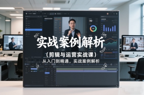 剪辑与运营实战课，从入门到精通，实战案例解析(更新2026)-破局灯塔