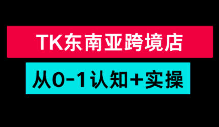 TikTok东南亚跨境从0-1认知实操课-破局灯塔