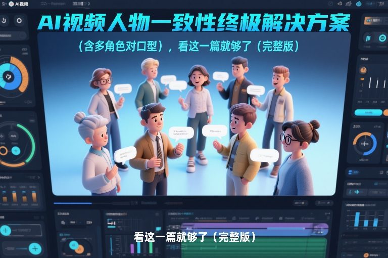 AI视频人物一致性终极解决方案(含多角色对口型)，看这一篇就够了(完整版)-破局灯塔
