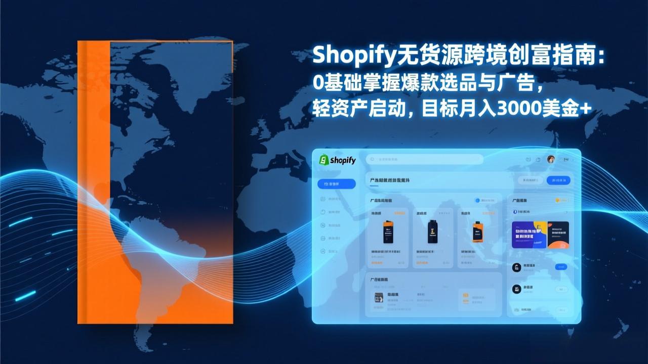 Shopify爆款打法实战：从选品到广告投放，复制爆款模型，驱动独立站月销售额破万刀-破局灯塔